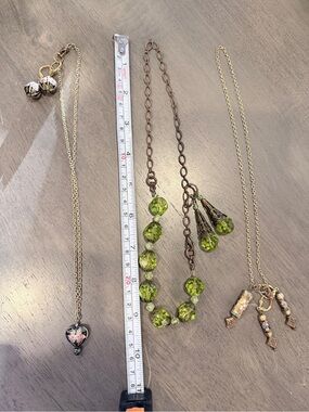 Vintage custom Crystal Bead enamel Pendant Necklace and earrings sets (3sets)